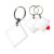 Porte-clefs 2 DOMING carrÃ©