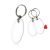 Porte-clefs 2 DOMING ovale