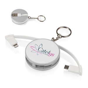 Porte-clés cable USB DUO