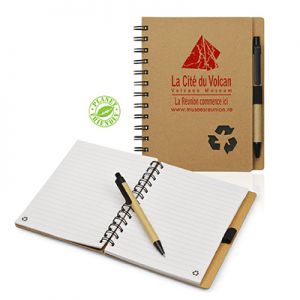 Bloc-notes ECO avec son stylo