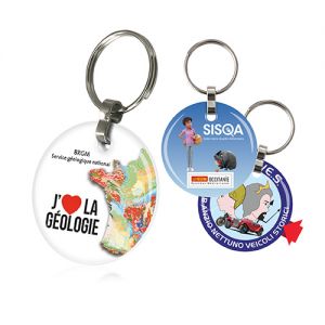 Porte-clefs 2 DOMING rond