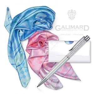 Parure foulard/stylo à bille ELIXIR GALIMARD