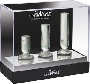 Coffret luxe 3 carafes de poche OPTIWINE®